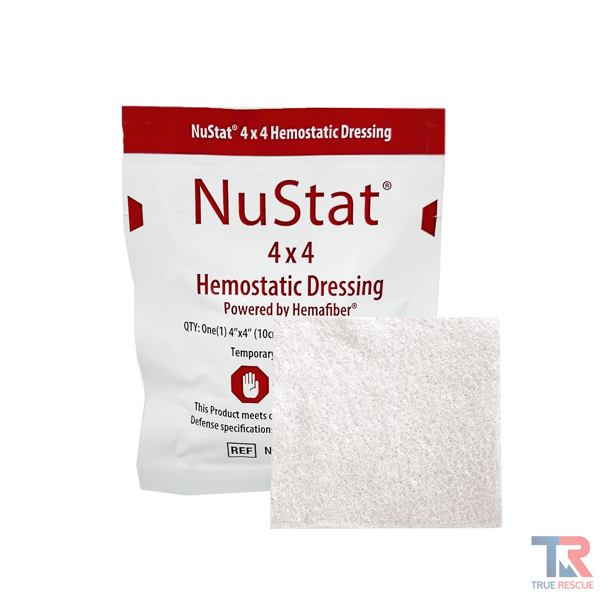NuStat 4x4 Hemostatic Dressing, OTC NuStat 4x4 Hemostatic Dressing, OTC