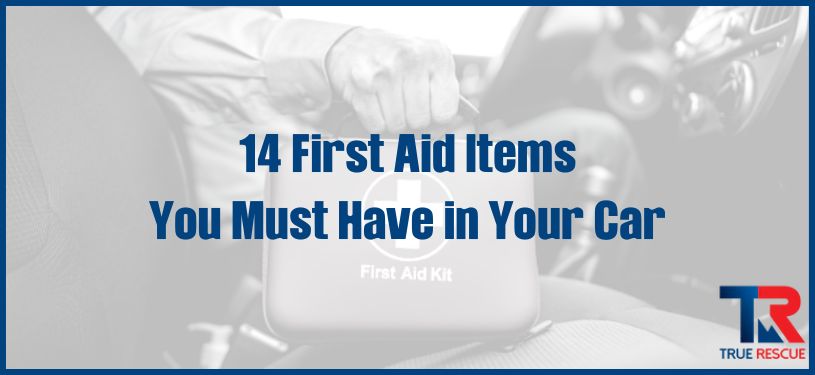checklist for first aid kit in your car