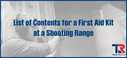 Shooting range first aid kit
