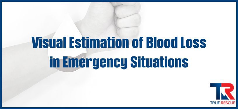 Visual Estimation of Blood Loss in Emergency Situations
