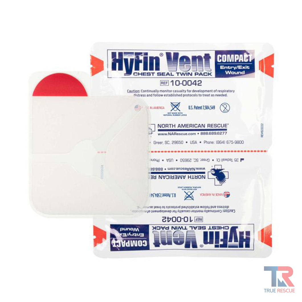 HyFin Vent Compact Chest Seal Twin Pack by North American Rescue