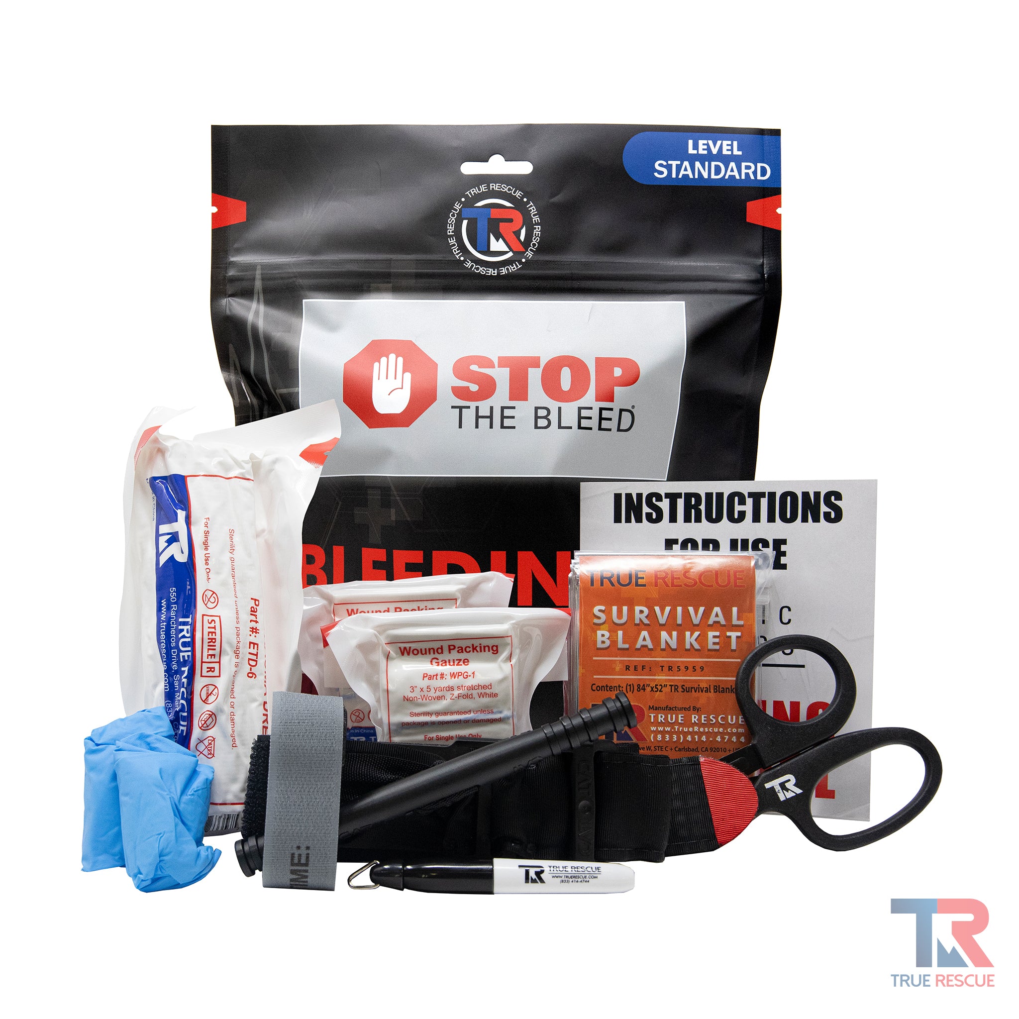 STOP THE BLEED Bleeding Control Kit - Mylar