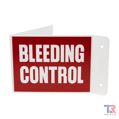 3-Way Flexible 3D Bleeding Control Sign by True Rescue Side View