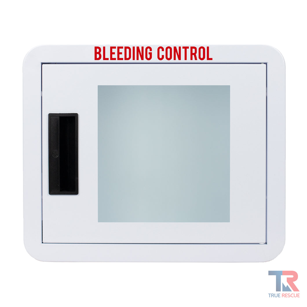 Small Premium Rounded Bleeding Control Cabinet Non Alarmed by True Rescue®