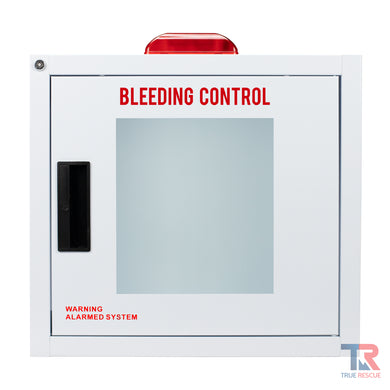 Large Standard Bleeding Control Cabinet With Alarm and Strobe by True Rescue®
